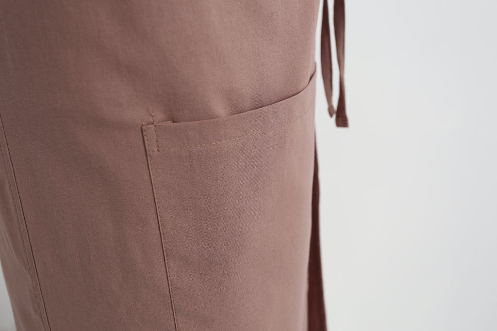 The 'Linen & Co.' Oversized Pinafore Apron | Japanese Minimalist Full-Length Apron Dress for All Sizes, Kitchen, Garden & Studio
