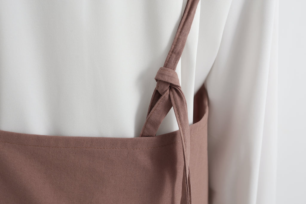 The 'Linen & Co.' Oversized Pinafore Apron | Japanese Minimalist Full-Length Apron Dress for All Sizes, Kitchen, Garden & Studio