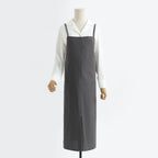 The 'Linen & Co.' Oversized Pinafore Apron | Japanese Minimalist Full-Length Apron Dress for All Sizes, Kitchen, Garden & Studio