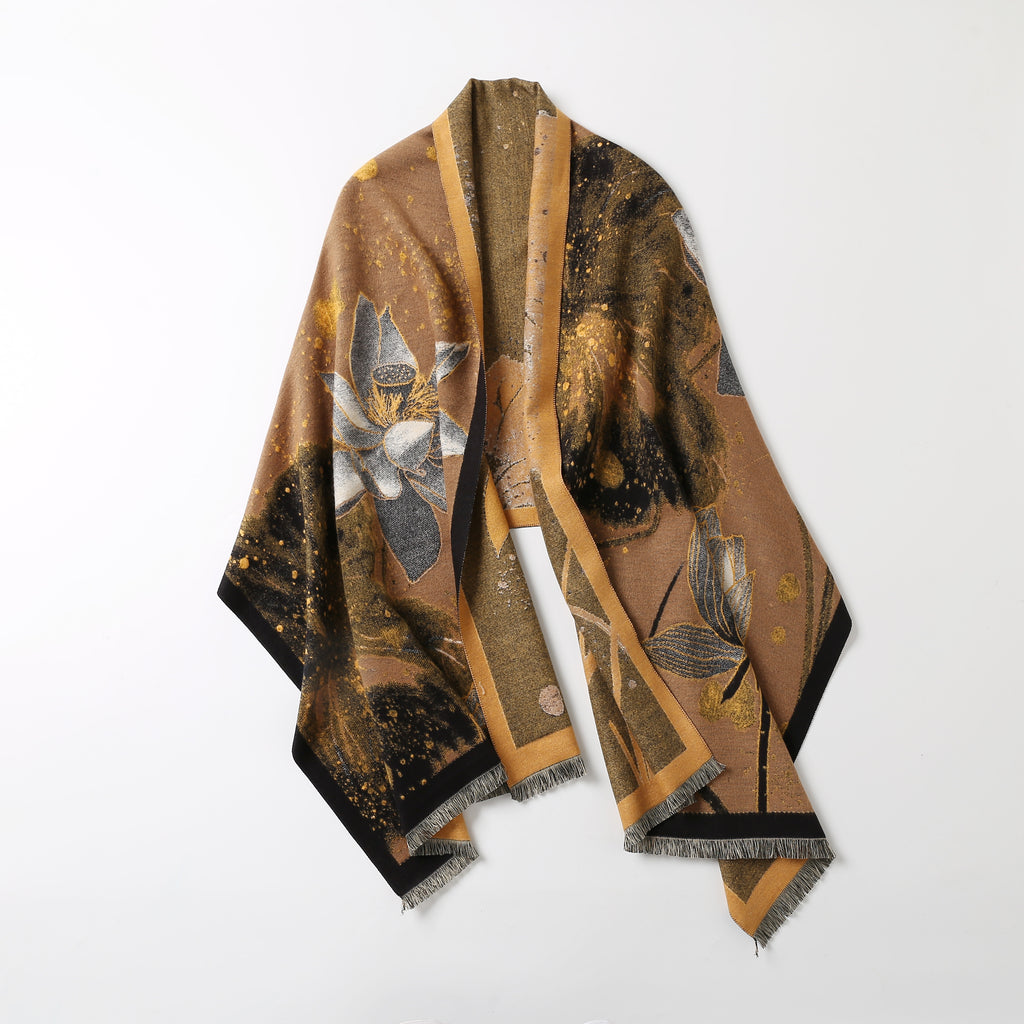 The Gilded Garden Shawl