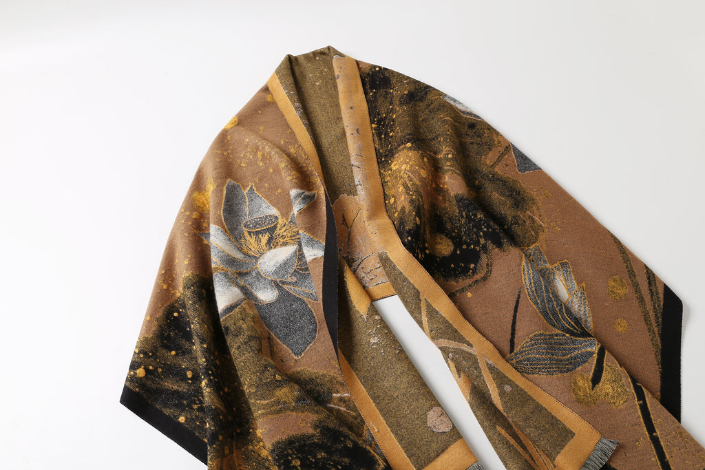 The Gilded Garden Shawl