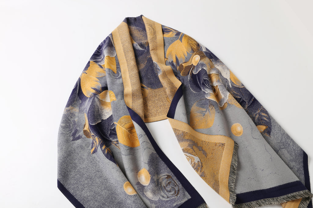 The Gilded Garden Shawl