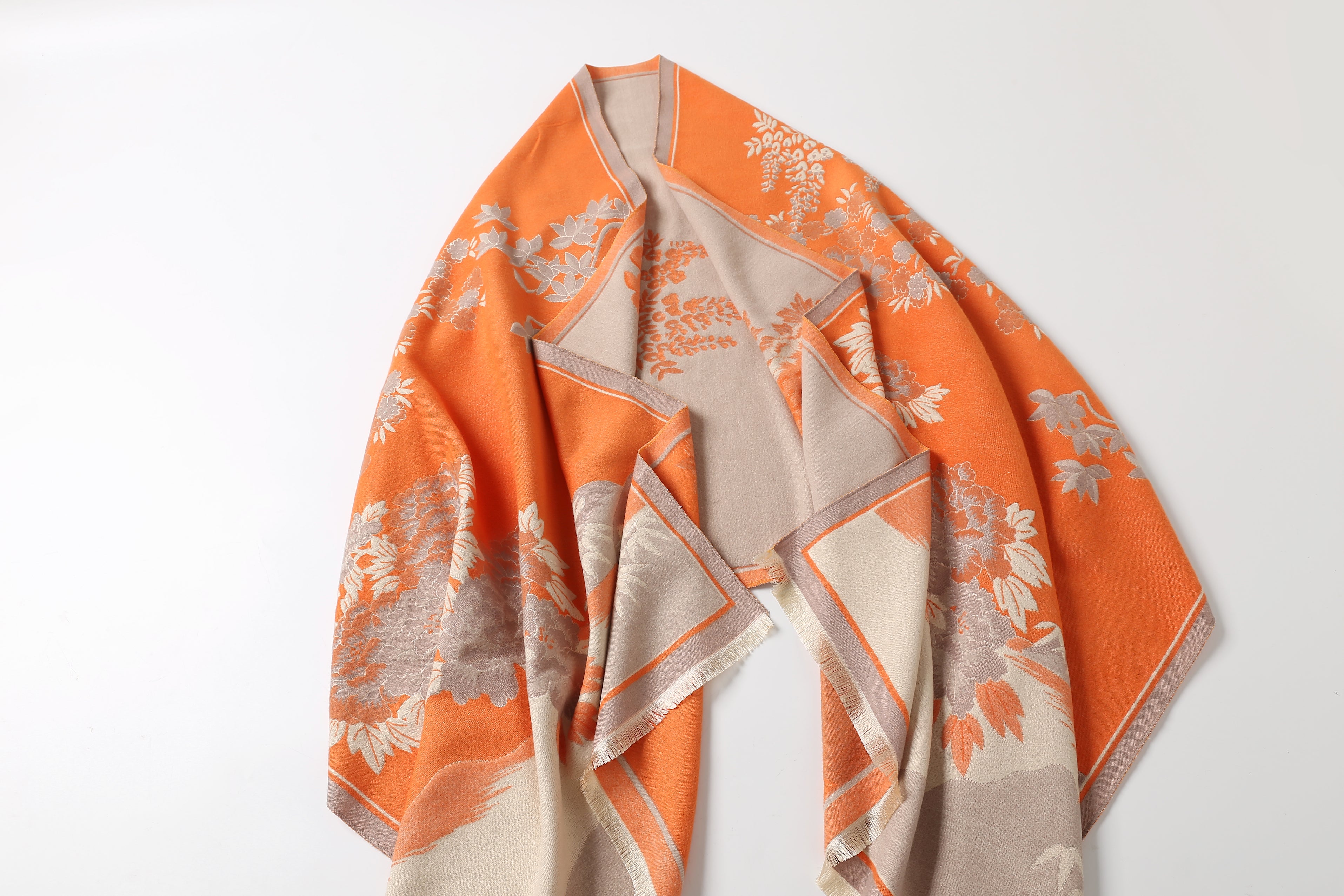 The Chinoiserie Garden Shawl