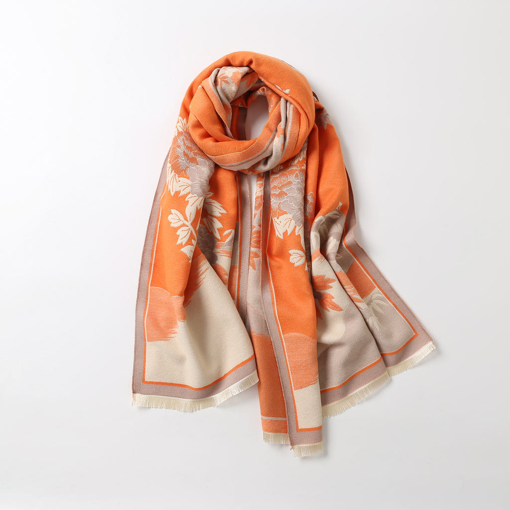 The Chinoiserie Garden Shawl