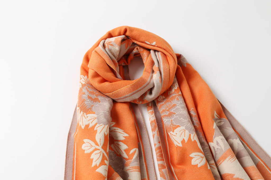 The Chinoiserie Garden Shawl