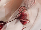 Jeelow Silk Blend Poppy Beaded Embroidered Scarf Wrap for Women