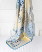 The Equestrian Emblem Silk Scarf