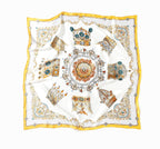 The Gilded Crowns Silk Scarf
