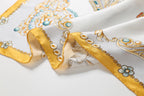 The Gilded Crowns Silk Scarf