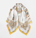 The Gilded Crowns Silk Scarf