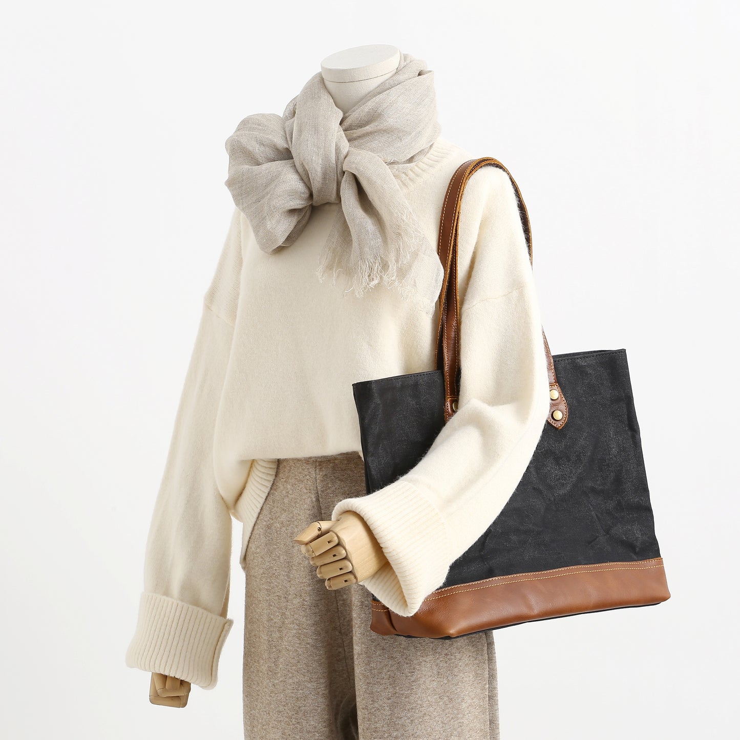 Jeelow Signature 100% Linen Scarf - Natural