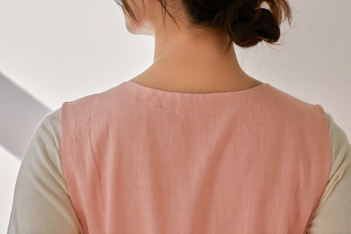 The 'Kyoto' Linen Tunic Apron