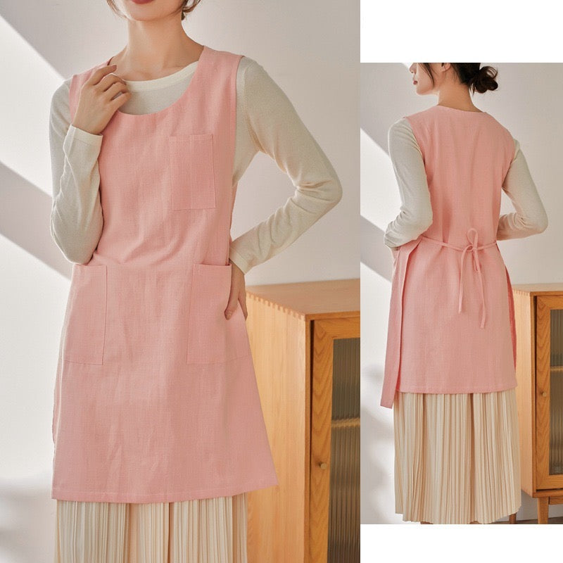 The 'Kyoto' Linen Tunic Apron