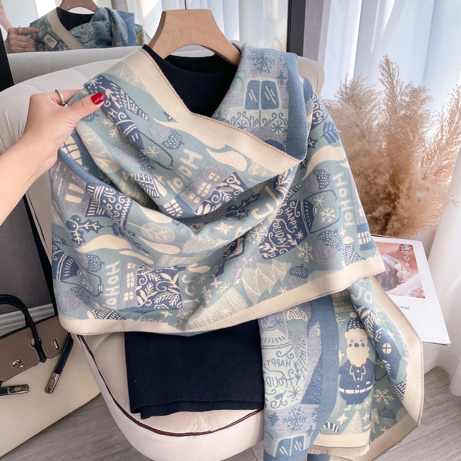 The Holiday Cheer Shawl