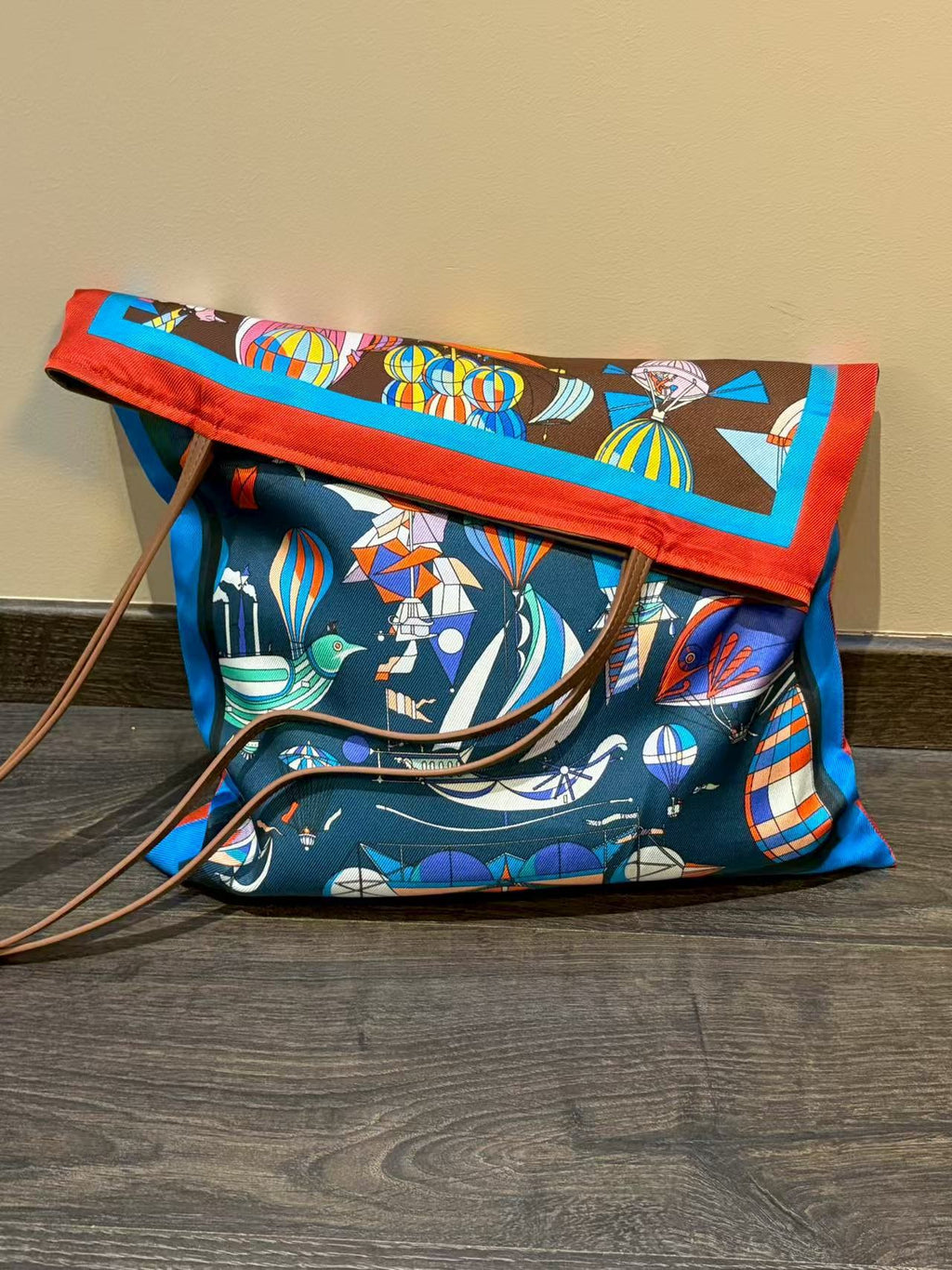 The 'Duet' Silk Art Tote