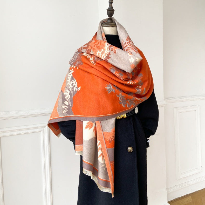 The Chinoiserie Garden Shawl