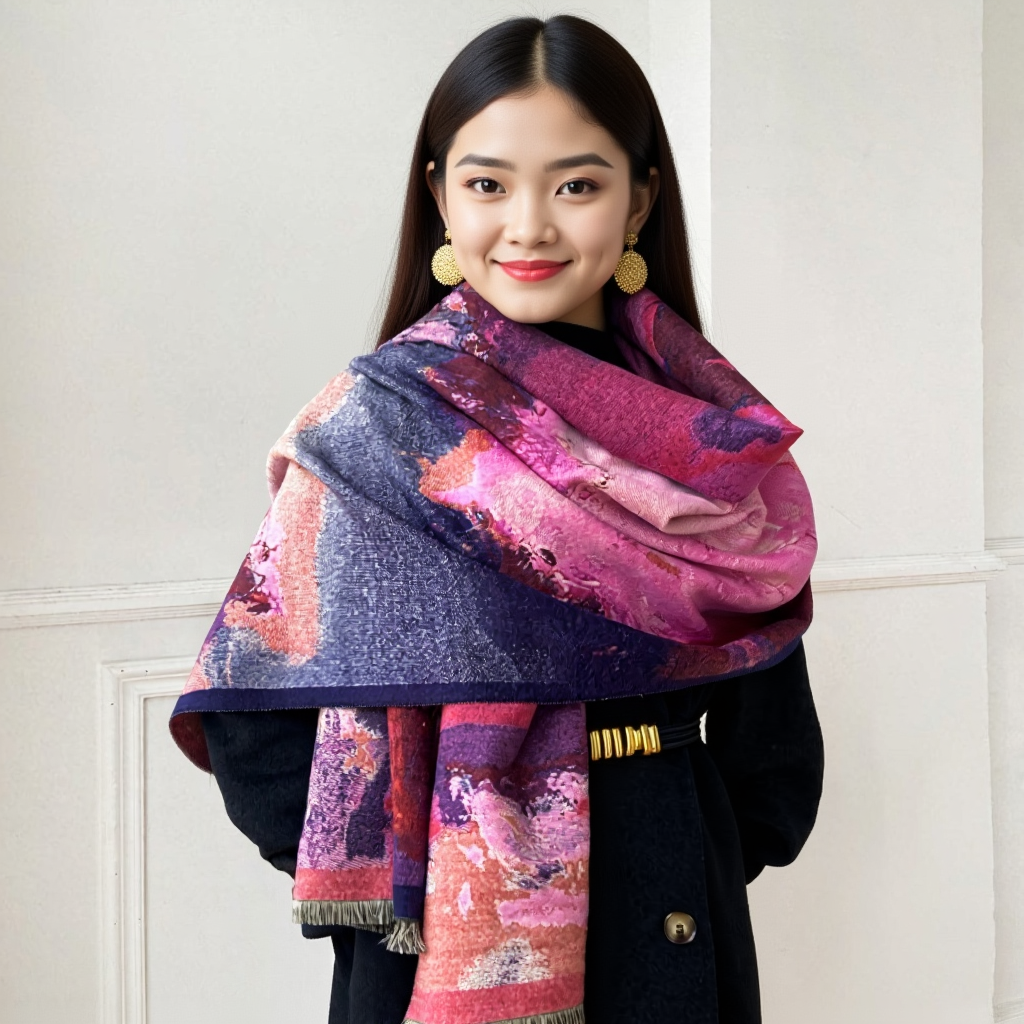 The Artist Series Reversible Shawl