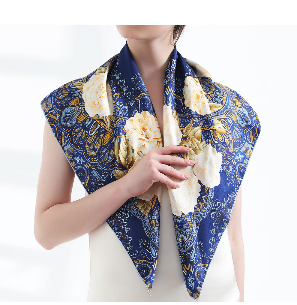 The 'Timeless Grace' Silk Scarf
