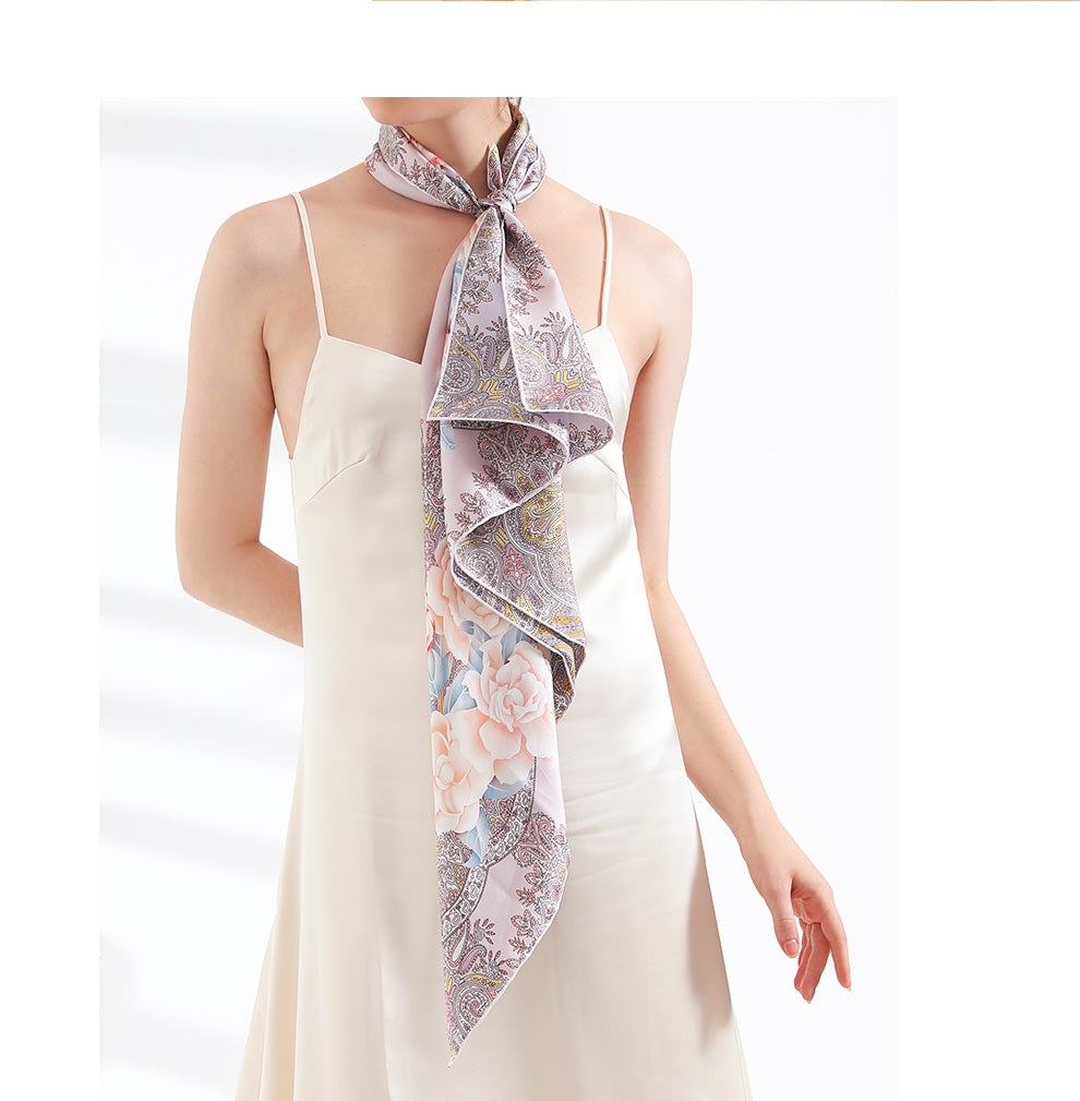 The 'Timeless Grace' Silk Scarf
