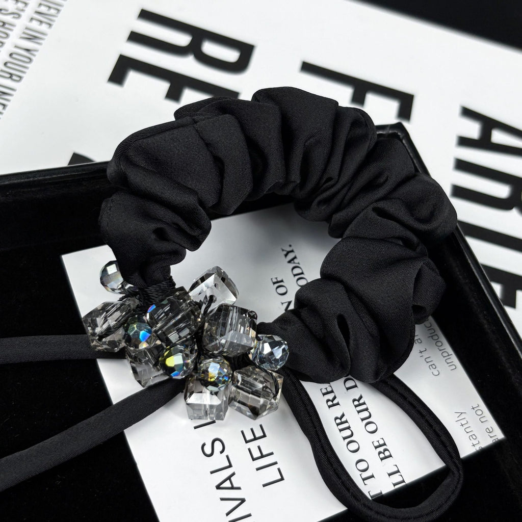 The 'Deco' Crystal Scrunchie